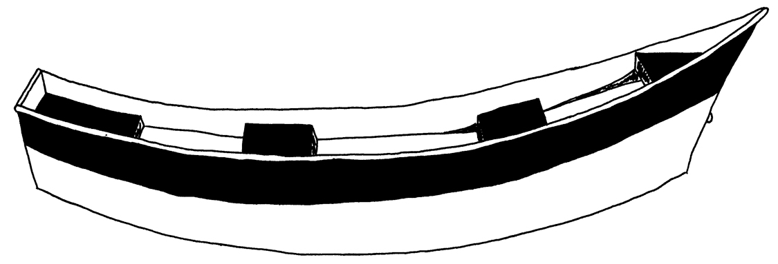 Drift Boat side profile