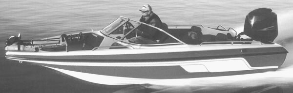 Fish & Ski Boat side profile