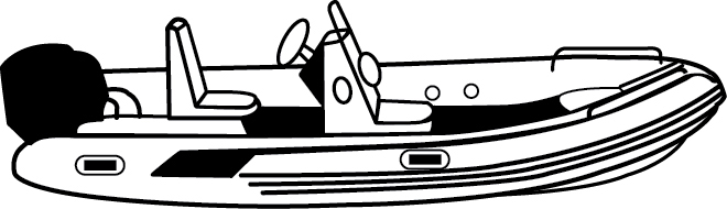 Sport Inflatable with Center Console side profile