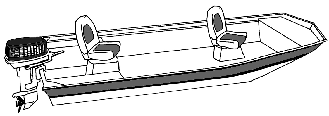 Open Jon Boat side profile