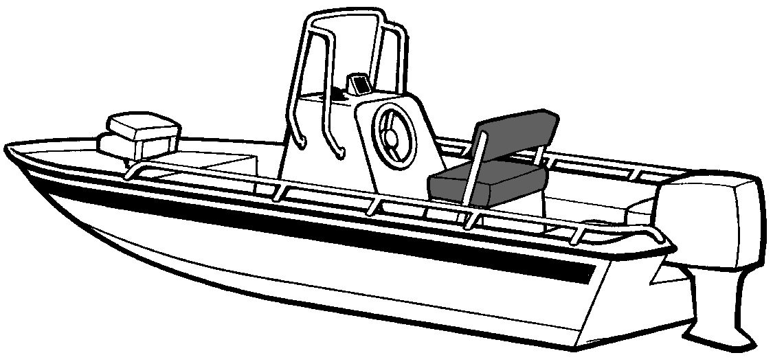 Center Console Skiff side profile
