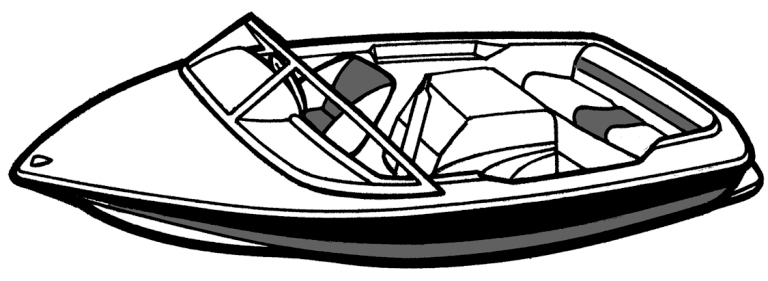 Tournament Ski Boat side profile