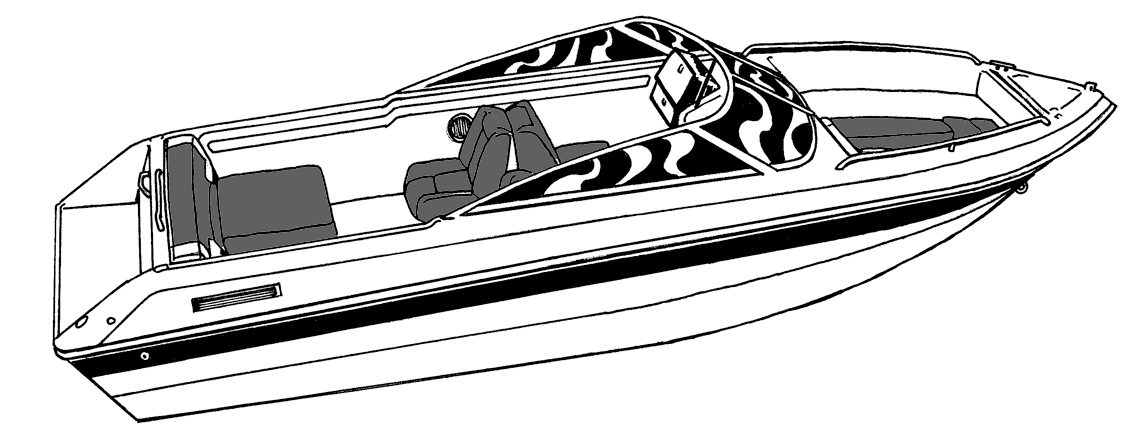 V-Hull Runabout side profile