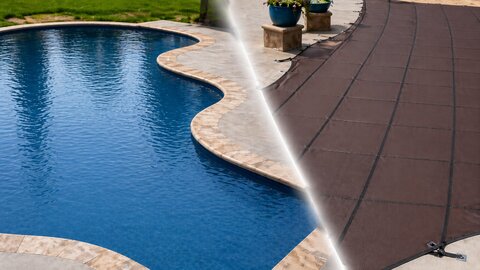 Inground Swimming Pool Cover, Mesh or Vinyl