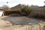 Tan Pool cover from the front