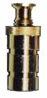 Solid brass pool cover anchor with a threaded insert and deck sleeve
