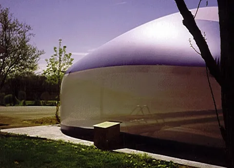 Blue and White Pooldome - Blower housing