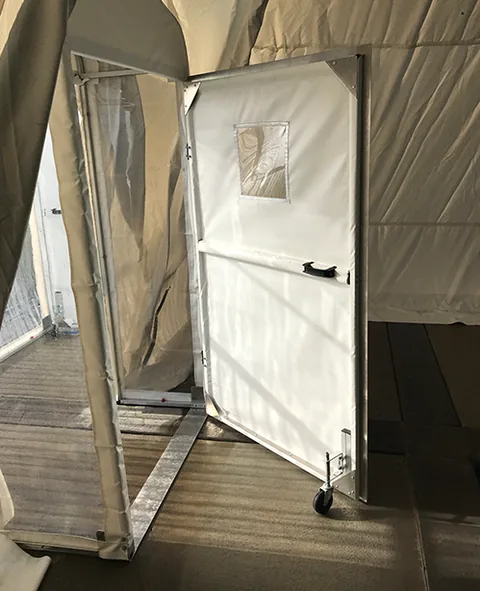 airlock door entry open