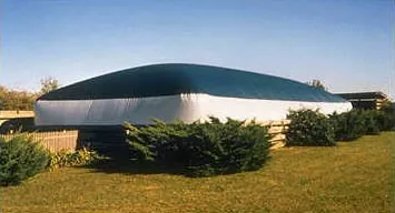 Rectangular commercial dome with dark top