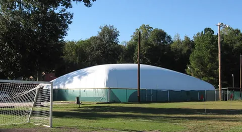 Another view of the dome from the YMCA soccer field