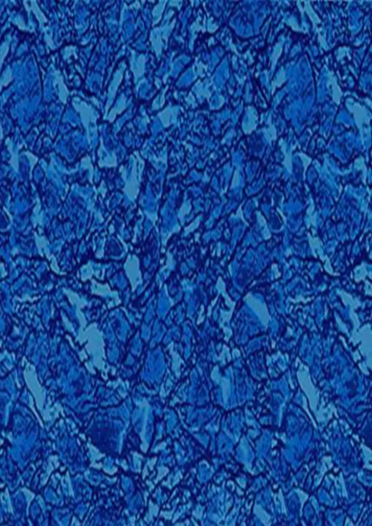 Blue Stardust above-ground pool liner pattern