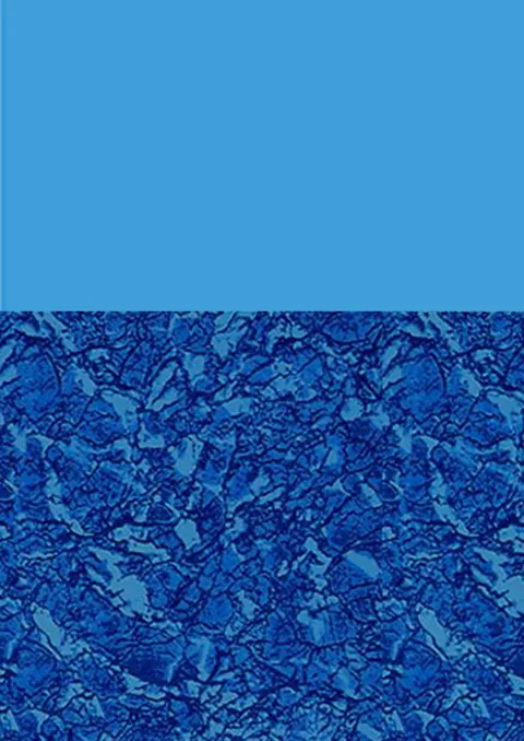 Half Print Blue/Blue Stardust