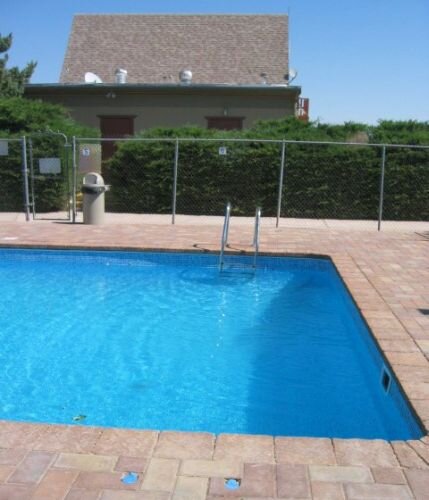 Pool from different angle. Water is inviting!