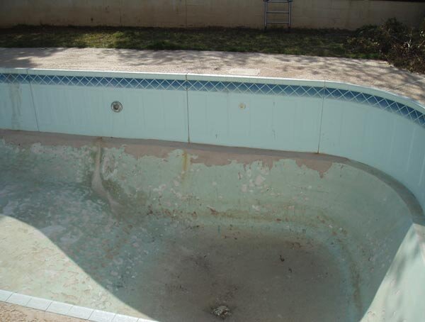 Pool Liner Retrofit 2: Before