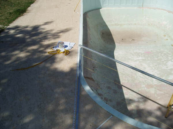 Pool Liner Retrofit 2: Before