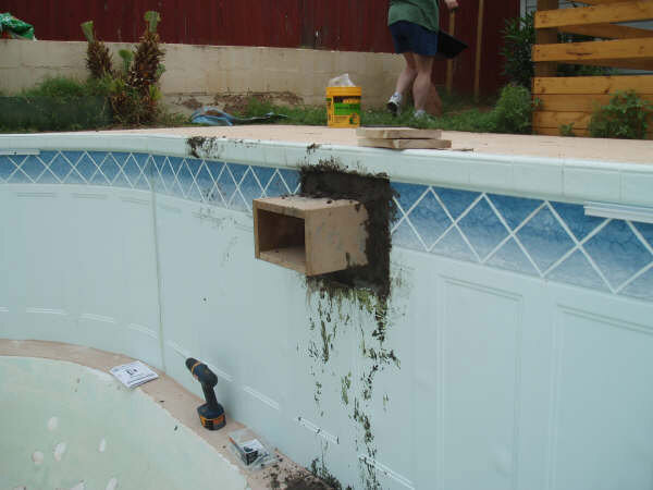 Pool Liner Retrofit 2: Before