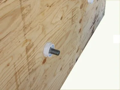 Support conduit end outside the tank
