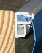 Side Wall liner track with liner and t-lock