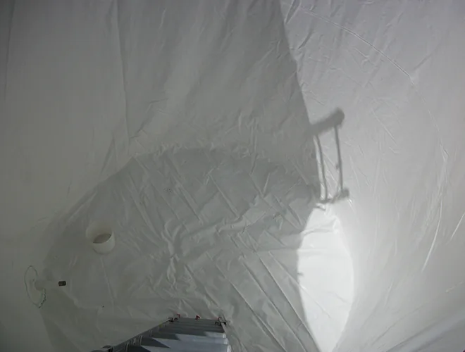 Pipe opening through the liner wall